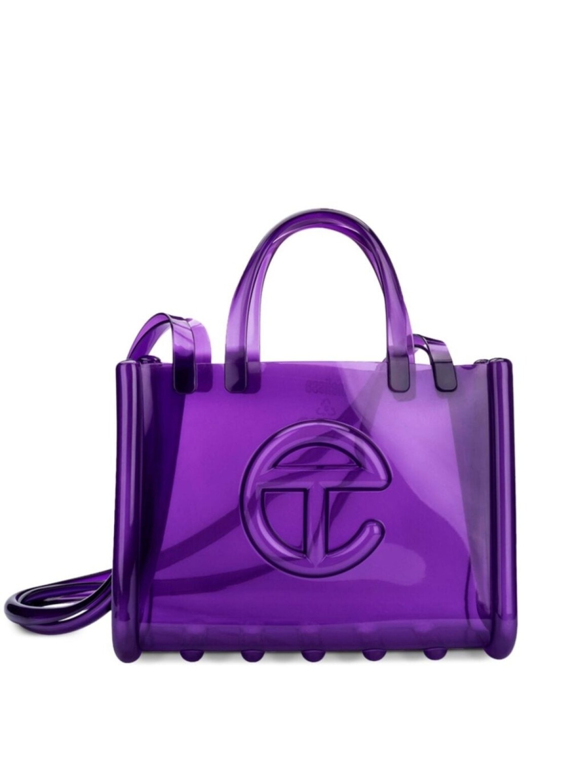 

Telfar сумка на плечо Jelly Shopper II среднего размера из коллаборации с Melissa, фиолетовый