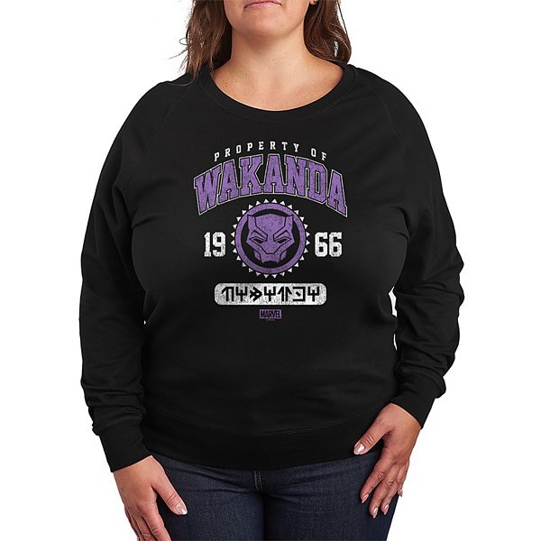 

Футболка с длинным рукавом Plus size Black Panther Wakanda French Terry Marvel, Черный, Футболка с длинным рукавом Plus size Black Panther Wakanda French Terry Marvel