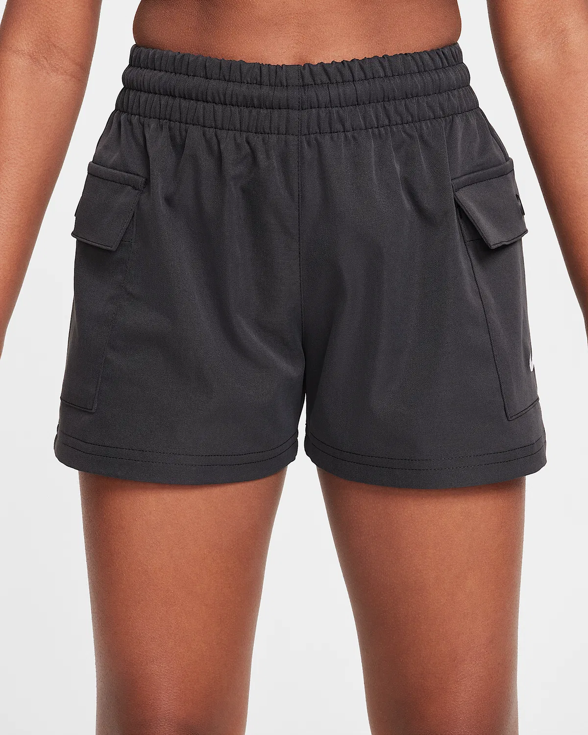 Детские шорты карго Nike Sportswear, Black/White — фото 2