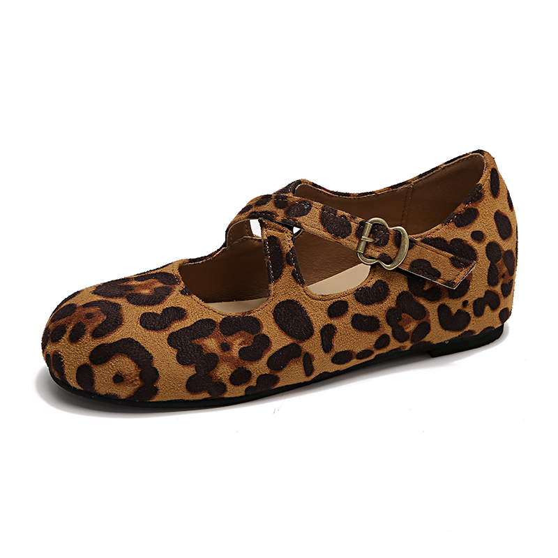 WUJI Женские повседневные туфли 1,5 см - леопардовый принт, цвет Leopard Print