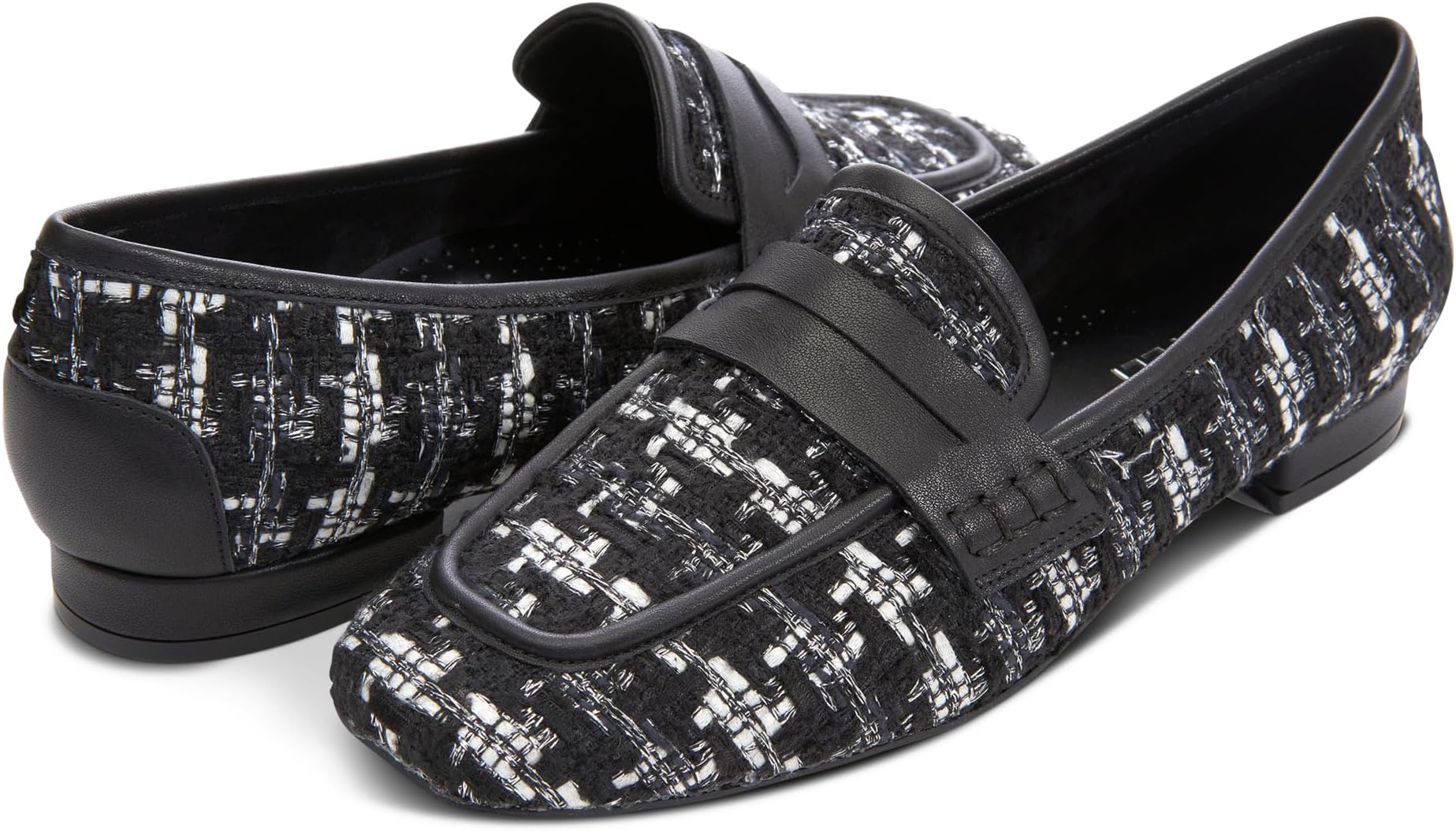 Балетки Vaneli Senya, цвет Black/White Sweet Wind Fabric