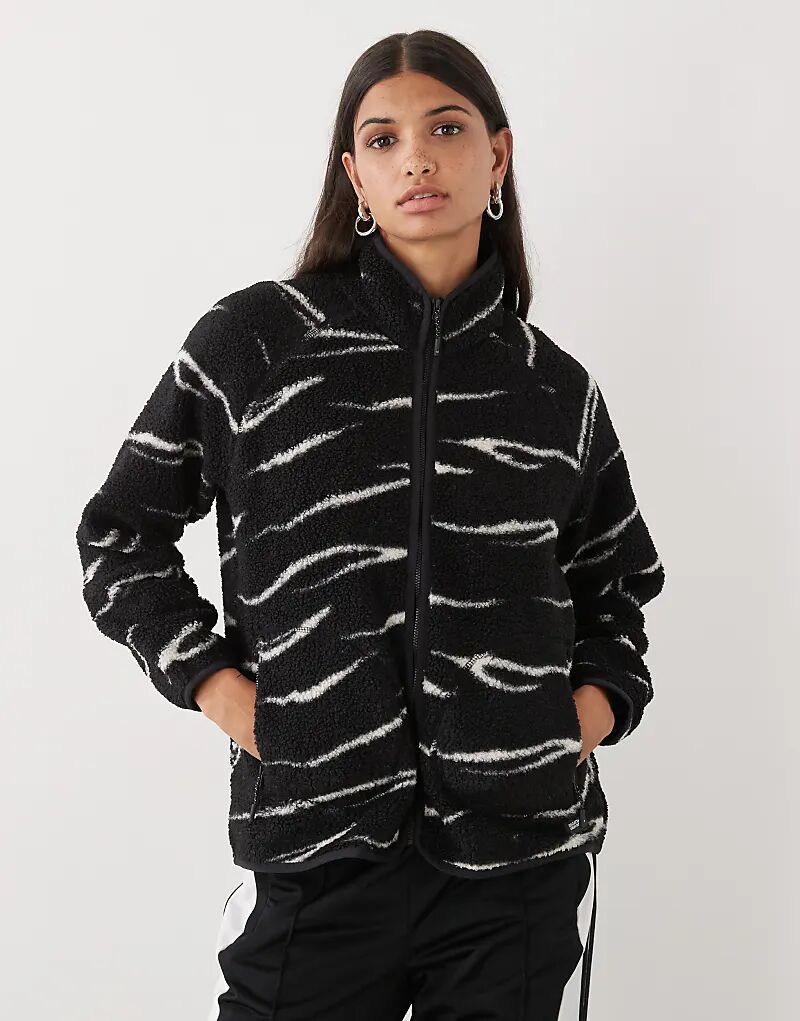 

Женская флисовая кофта Frankie Borg на молнии Regatta черного цвета