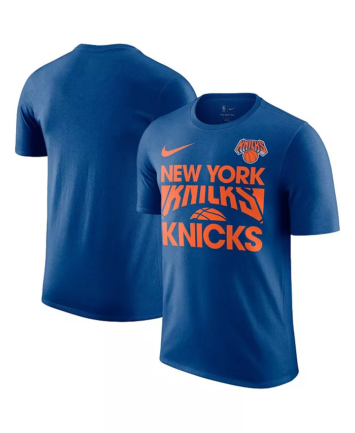 

Мужская футболка New York Knicks Courtside This Is Our Year синего цвета Nike