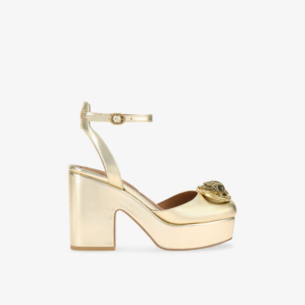 Туфли-челси Kurt Geiger London на платформе, золотой