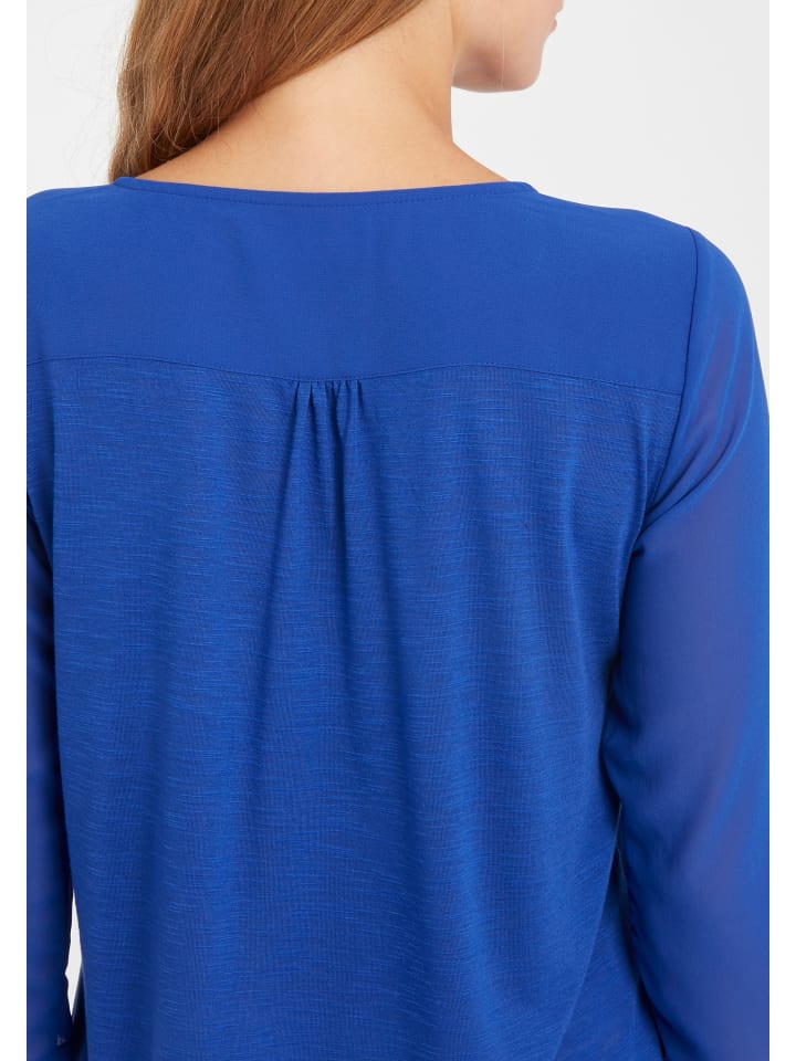 

Fransa Блузка 100% Polyester regular fit in Clematis Blue