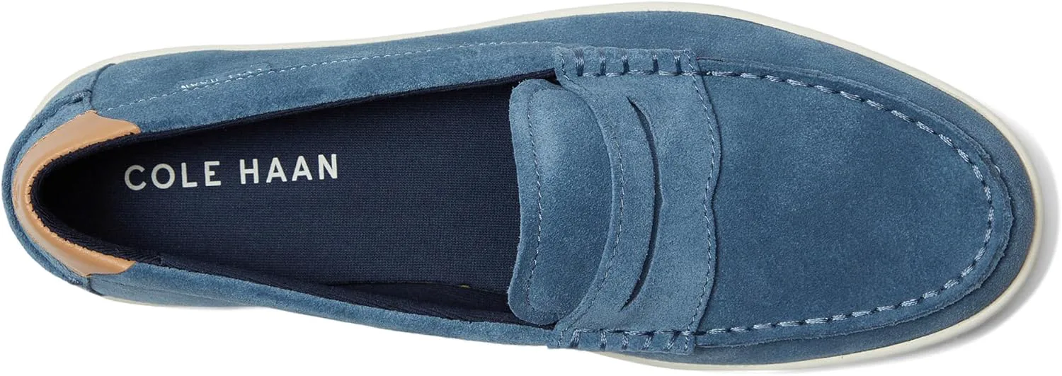 Мужские лоферы Cole Haan Nantucket, синий/слоновая кость — фото 2