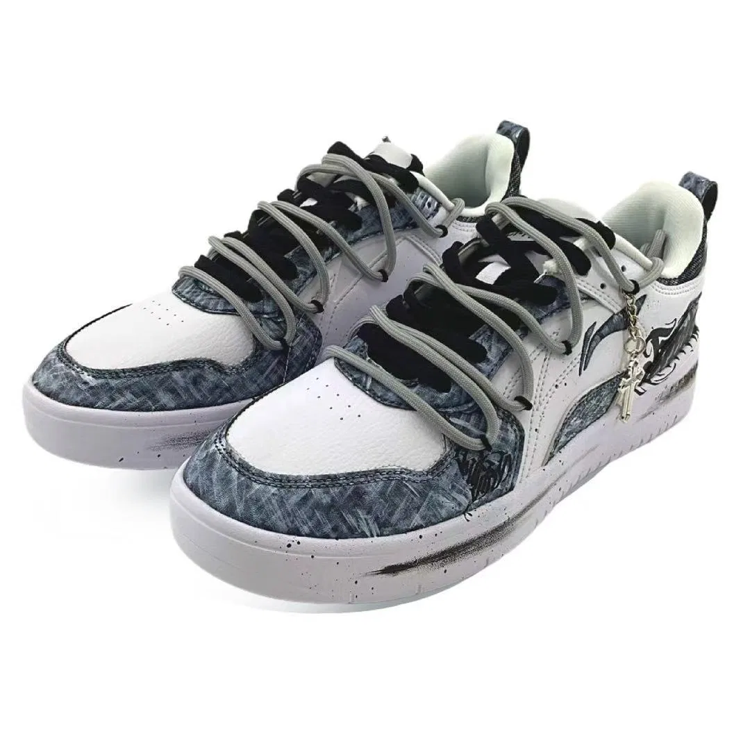 Кроссовки скейтбордические Li-Ning Free Gothic белые — фото 4