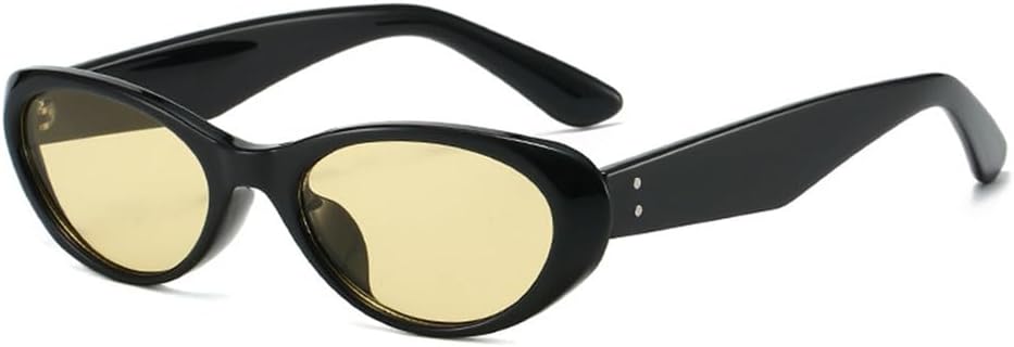 

Солнцезащитные очки «кошачий глаз» для женщин и мужчин с заклепками, леопардовый принт, защита от ультрафиолета UV400, для занятий спортом на открытом воздухе, бега и езды на велосипеде UYPTK, Black Yellow