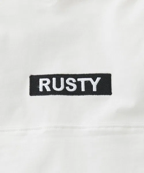 Детская футболка RUSTY с принтом на спине белая — фото 3