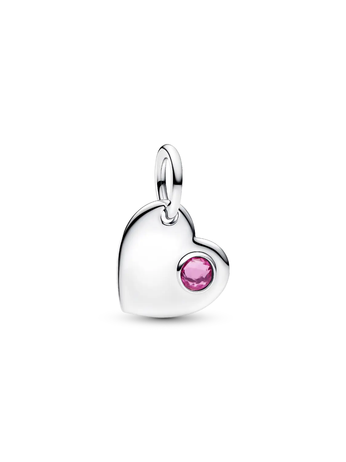 

Подвеска-сердце из розового камня October Pandora, серебро 925 пробы
