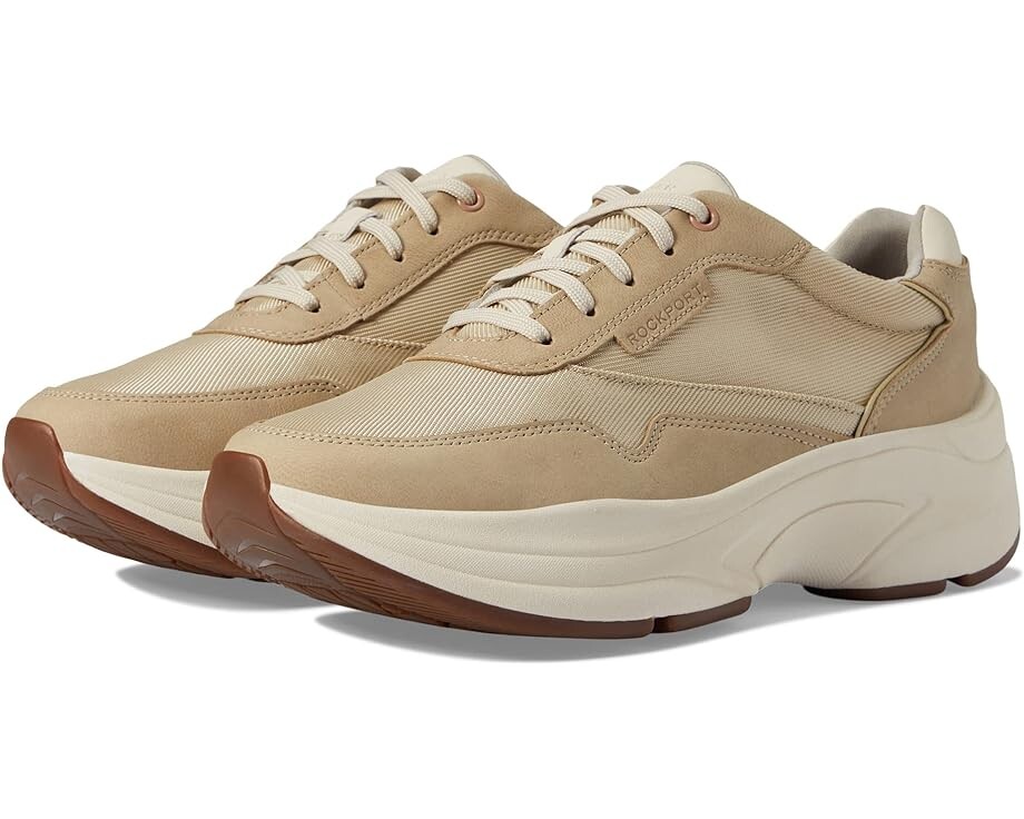 

Кроссовки Rockport Prowalker Premium, цвет Taupe Nubuck/Textile