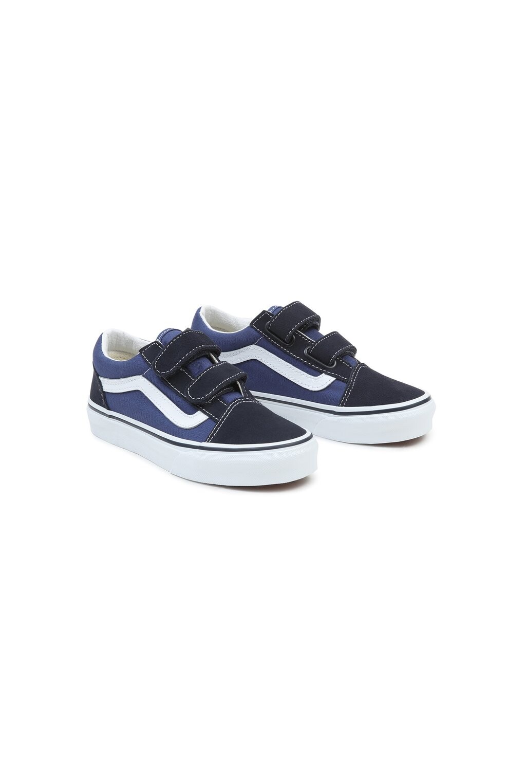 Низкие кроссовки Old Skool Vans, цвет navy/true white — фото 2