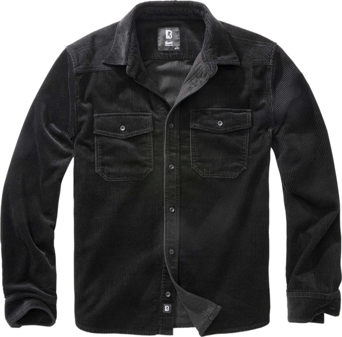 

Рубашка Brandit Classic Corduroy Shirt, черный