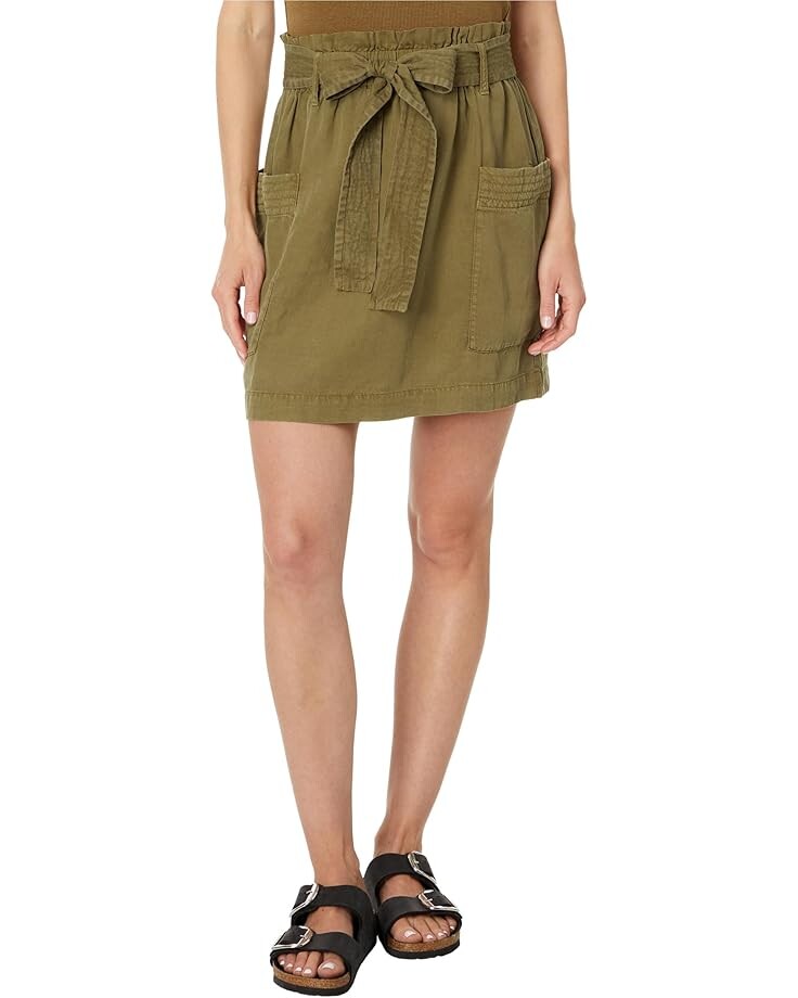 

Юбка Faherty Arlie Utility Skirt, цвет Military Olive