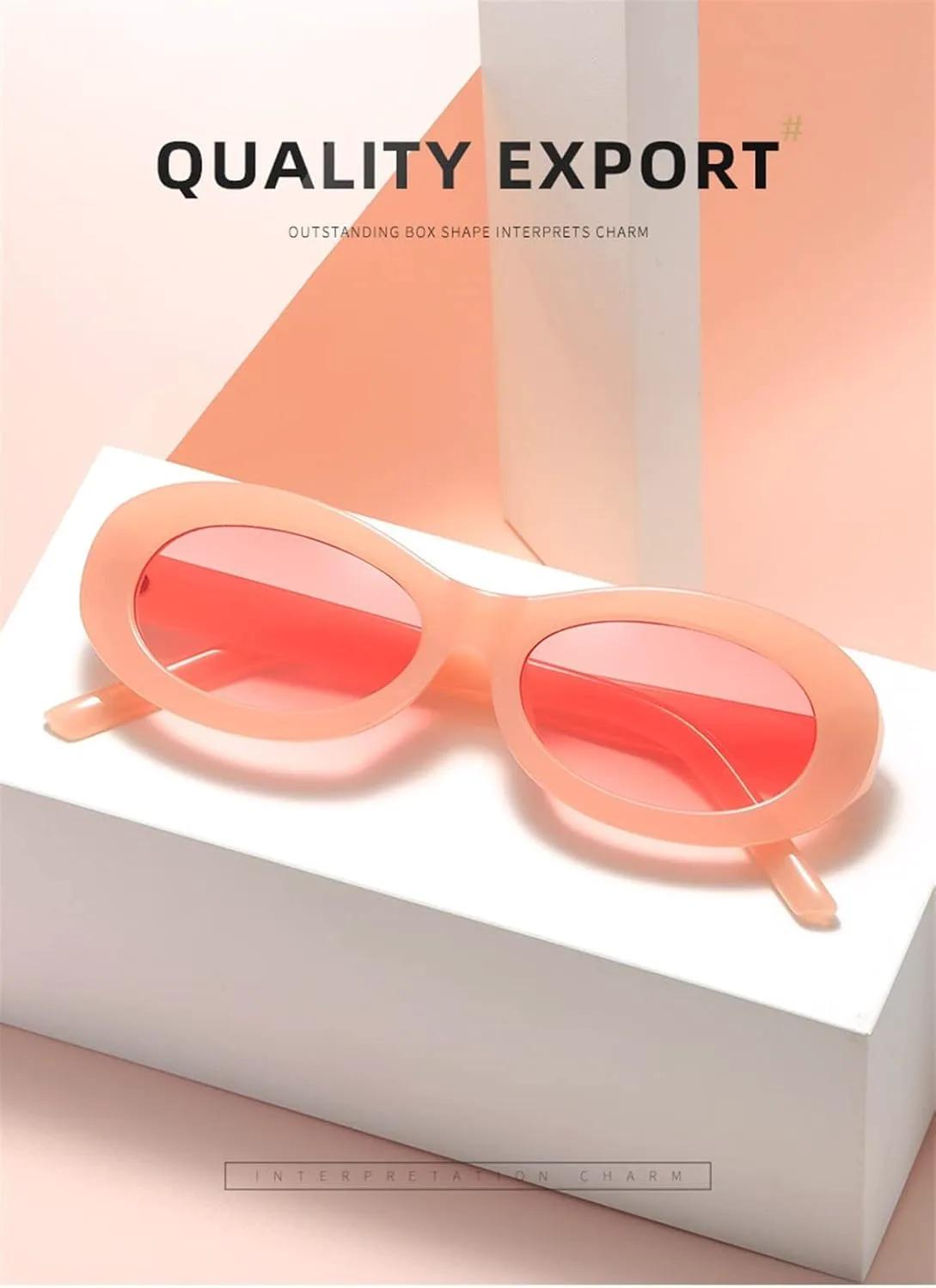 

Солнцезащитные очки XINXIN в овальной ретро-оправе маленького размера для мужчин и женщин, солнцезащитные очки для отдыха на природе (Цвет: H, Размер: Средний), H