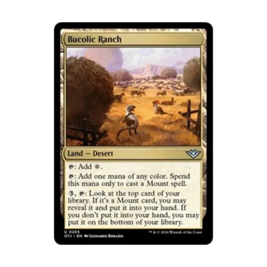 

CCG Буколическое ранчо (U), MTG - Outlaws of Thunder Junction