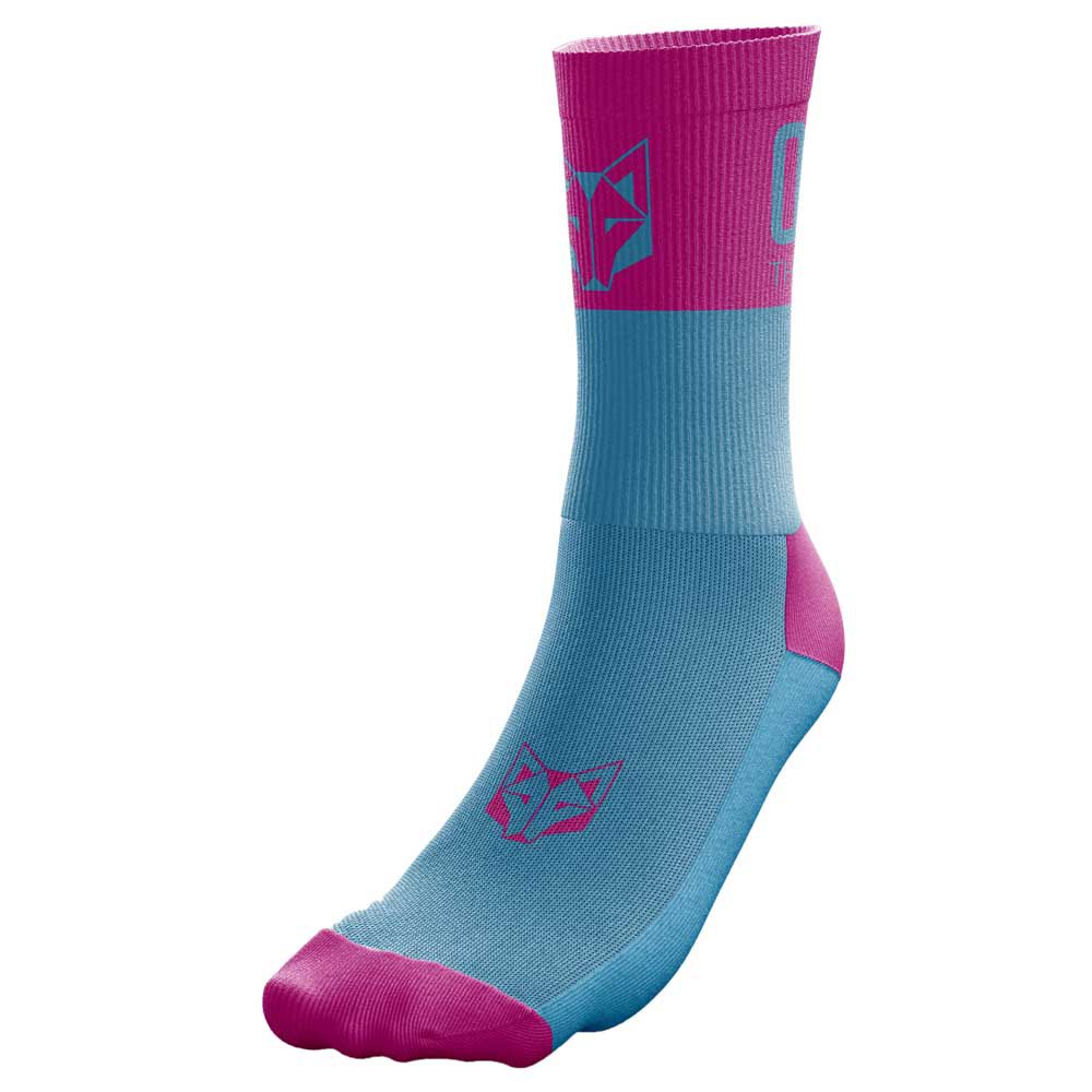 

Носки Otso Multi-sport Medium Cut Light Blue/Fluo Pink, синий