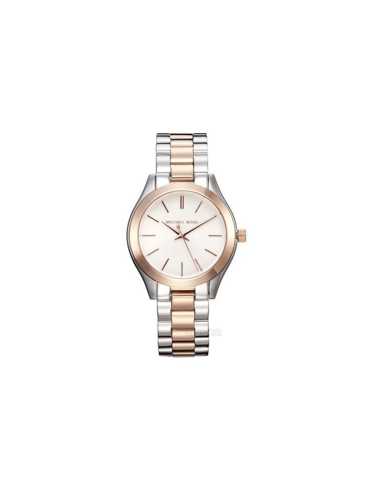 

Michael Kors Женские часы из серебра и розового золота, модель: MK3204A Runway Lady