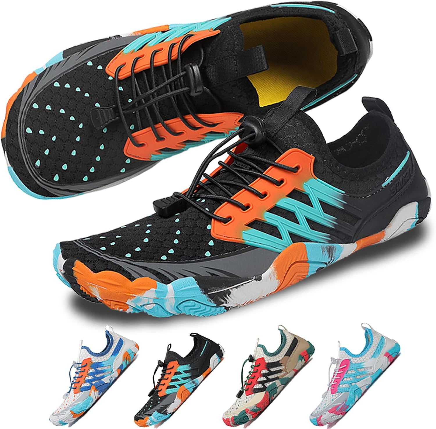 

Кроссовки для ходьбы для женщин и мужчин Feedmoo, черный