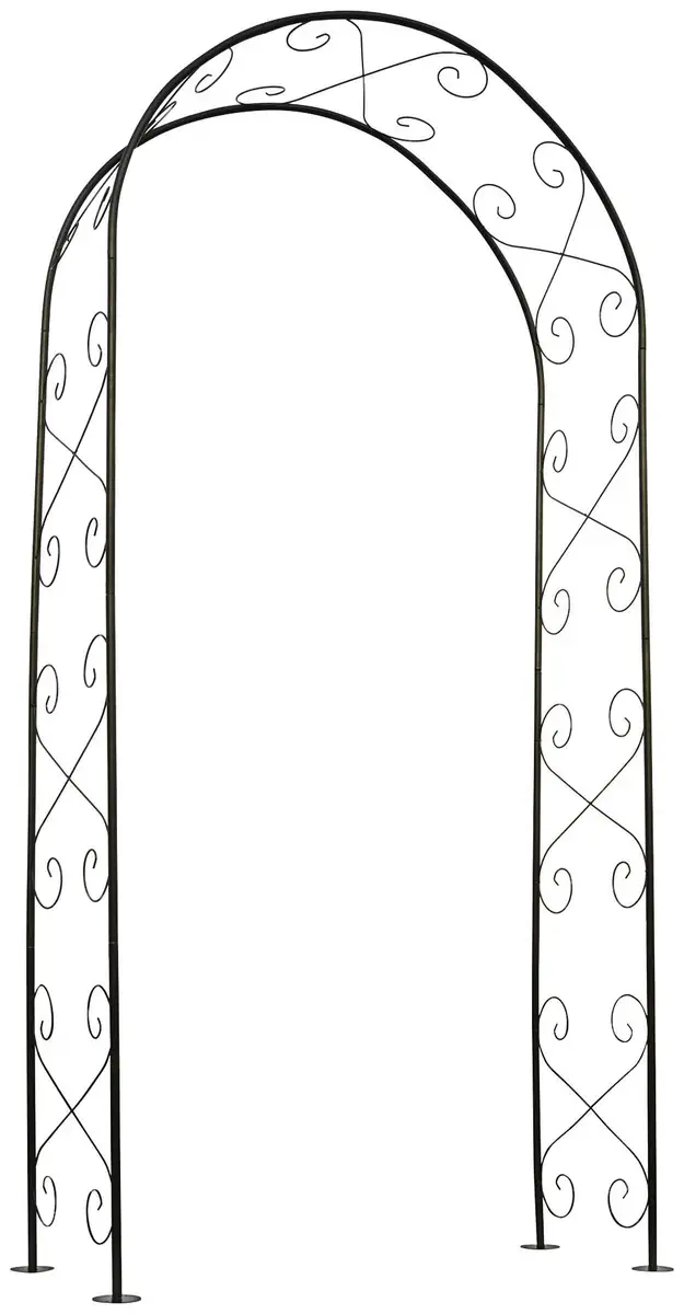 

Арка-роза Ubbink, (комплект), ШxГxВ: 100x37x230 см, металл 100х230х37 см, черный