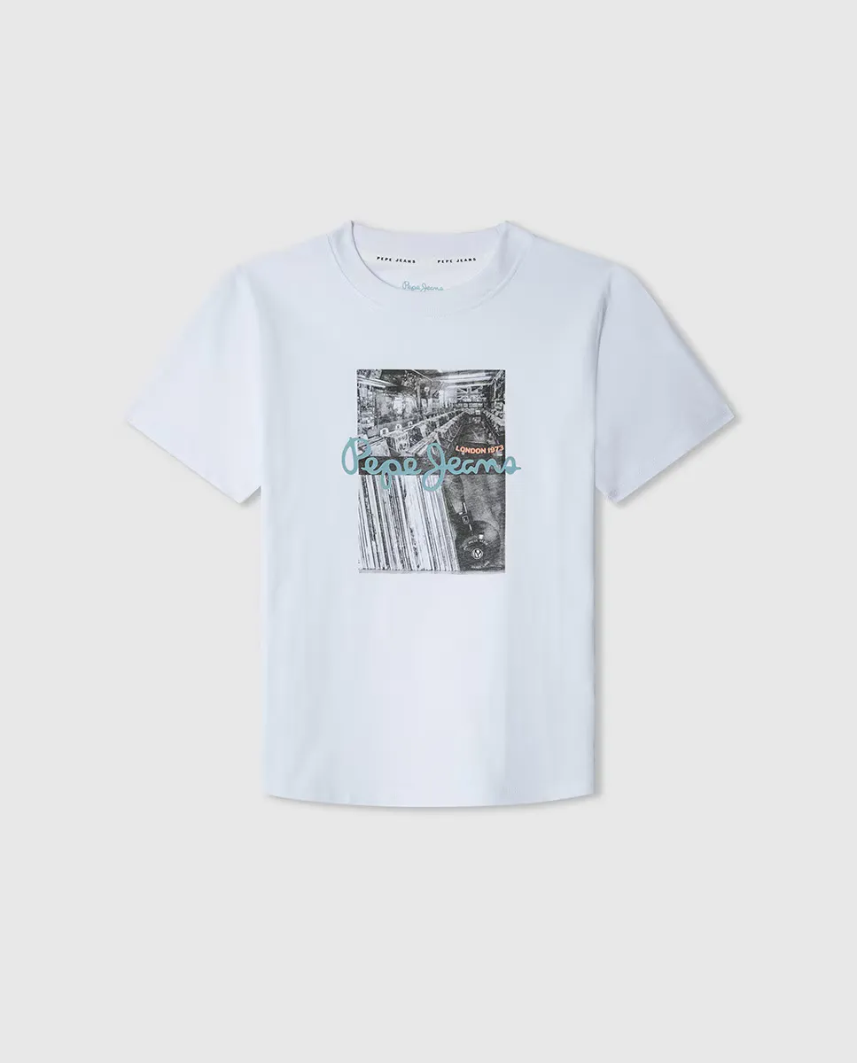 

Футболка мальчика Wilbert Pepe Jeans, белый