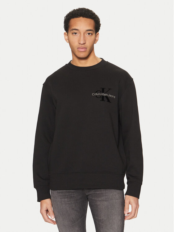 

Толстовка обычного кроя Bristle Monologo J30J327105 Calvin Klein Jeans, черный