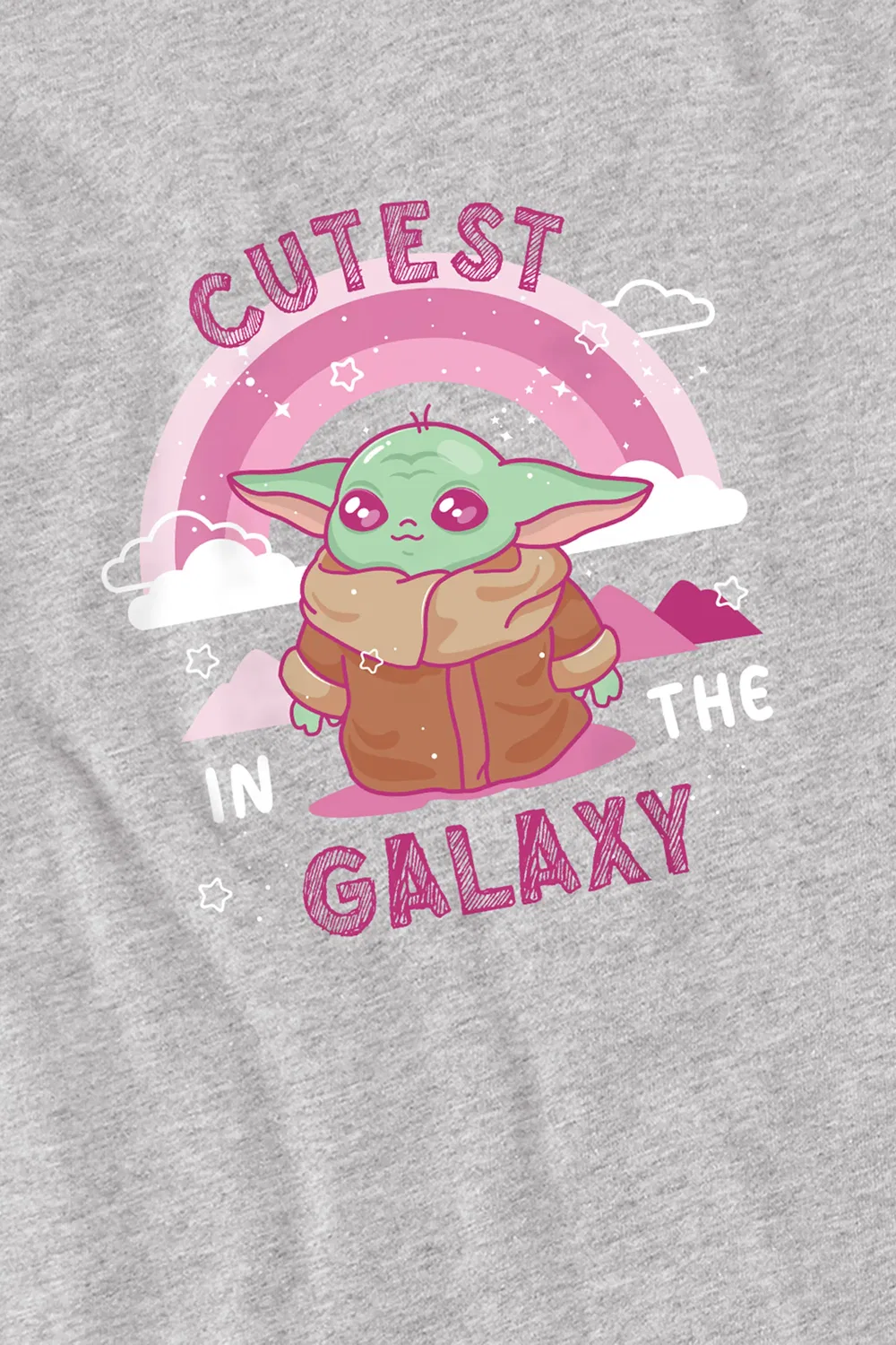 Футболка Star Wars Grogu Disney, светло-серый — фото 2