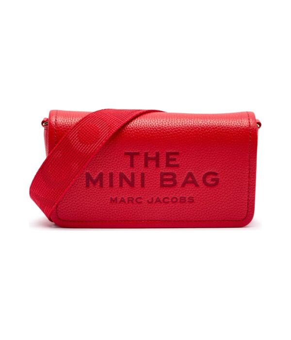 

Кожаная сумочка мини-сумка Marc Jacobs, красный