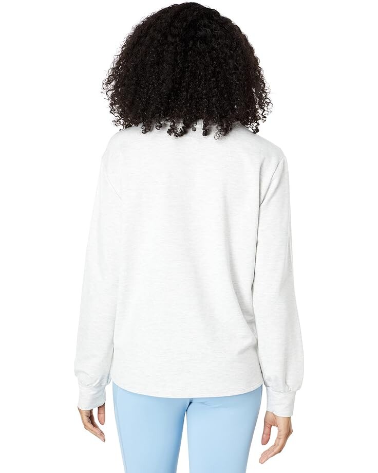 

Пуловер THRIVE SOCIETE High-Low Pullover, цвет Light Heather Grey