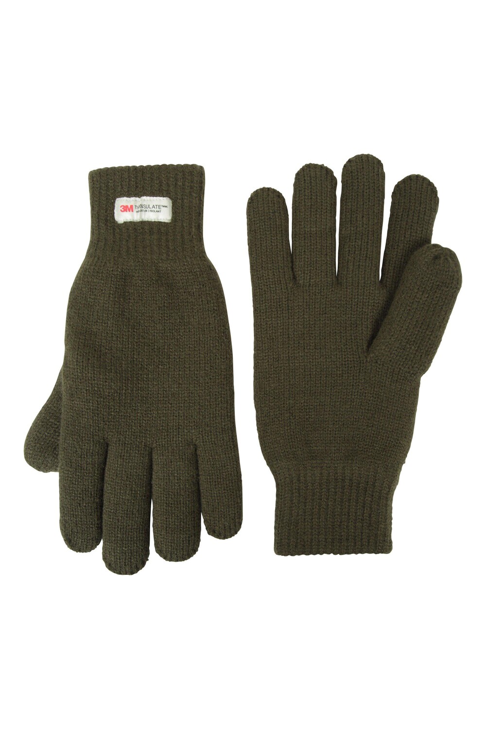 

Thinsulate Gloves Трикотажные зимние теплые перчатки Mountain Warehouse, хаки