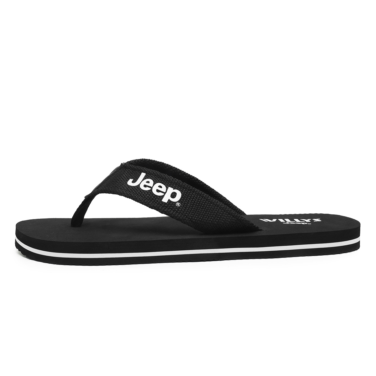 Сланцы с резиновой подошвой Unisex Jeep, red — фото 2