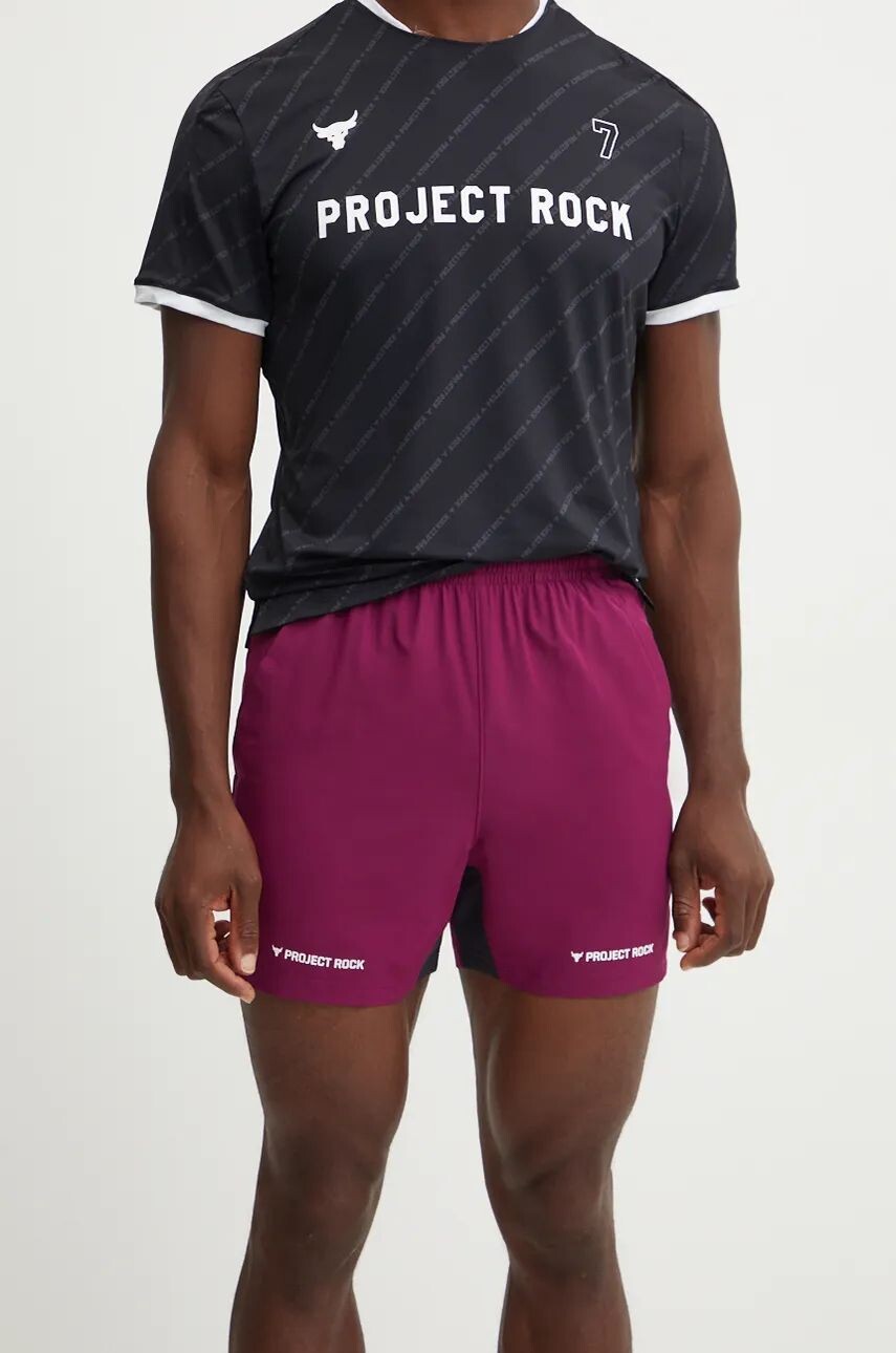 

Спортивные шорты Under Armour Project Rock, фиолетовый