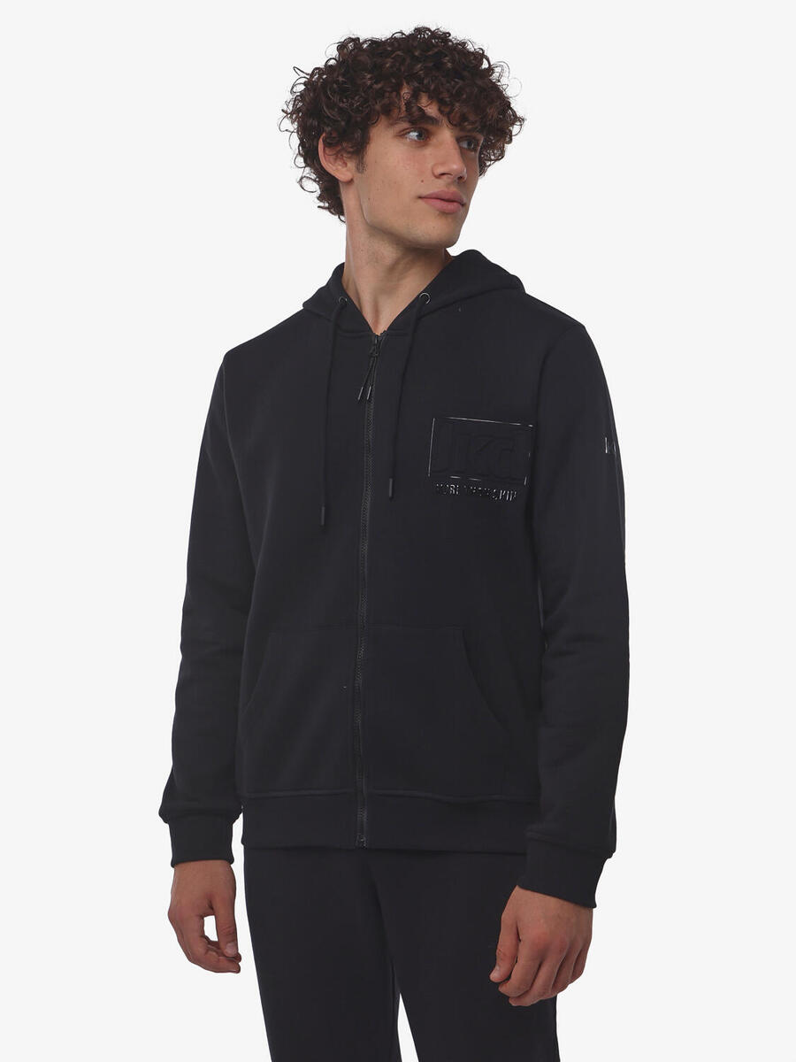 

JAKED черная хлопковая фитнес-толстовка для мужчин