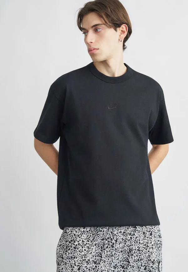 Футболка премиум-класса, базовая футболка Nike Sportswear, Black