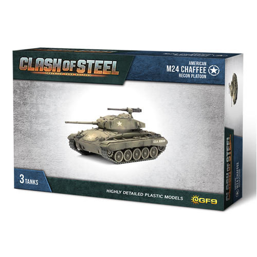 

Фигурка Clash Of Steel – M24 Chaffee Recon Platoon (X3 Plastic) Gale Force Nine