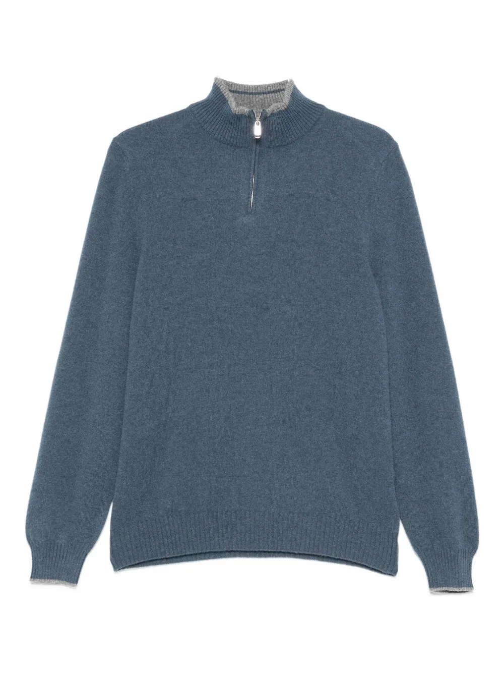 

Толстовка с воротником на молнии Fedeli, синий