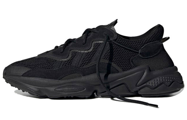 Массивные кроссовки ozweego Adidas, черный — фото 2