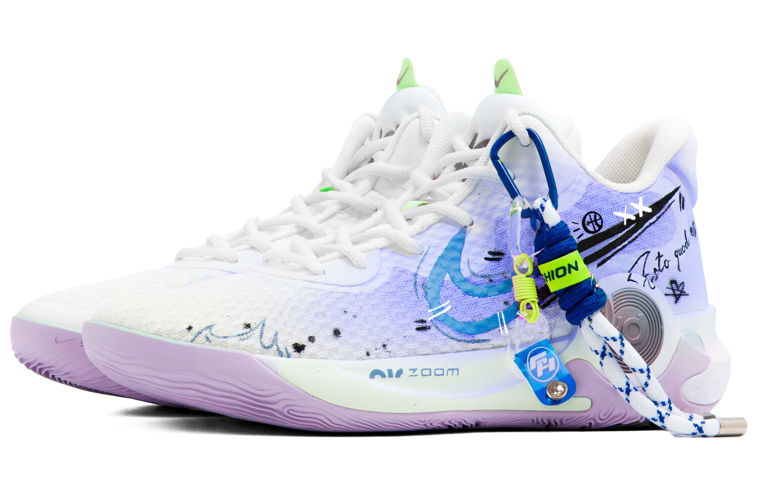 

Кроссовки Nike KD Trey 5 IX Vintage Basketball Shoes Unisex Mid-top Blue/Purple, синий