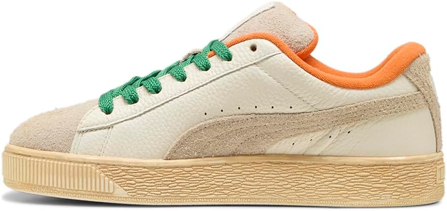 Мужские кроссовки PUMA из замши XL 2 Carrots с шнуровкой, повседневные - бежевые — фото 3