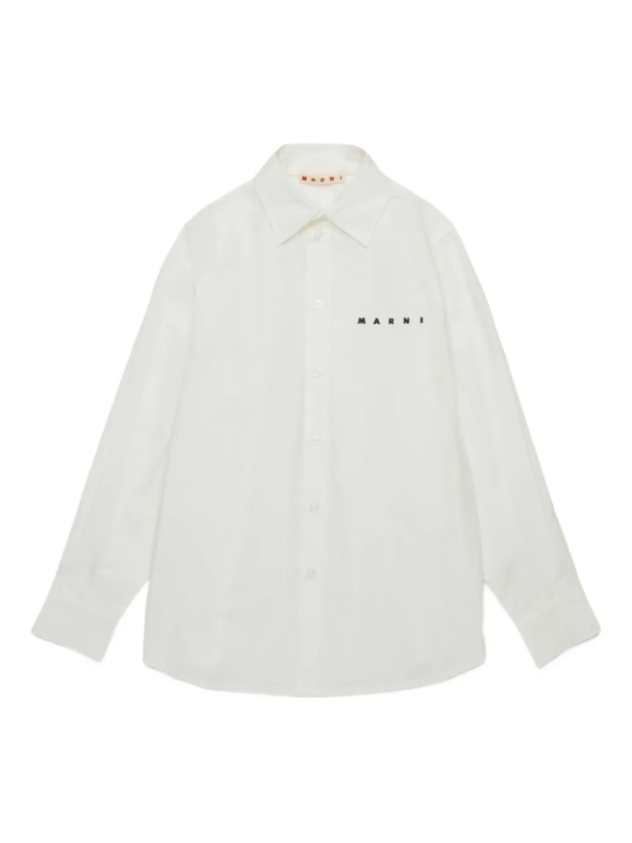 

Marni Kids рубашка на пуговицах, белый