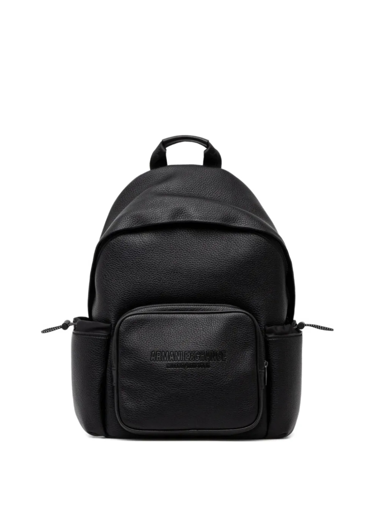 

Рюкзак из текстурированной кожи Armani Exchange, черный