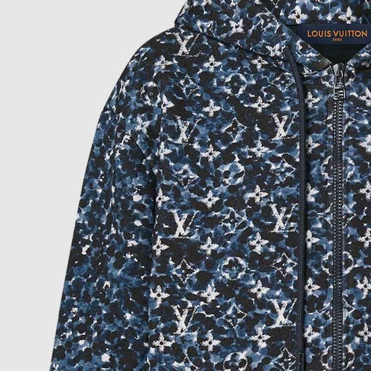 Куртка Louis Vuitton мужская, синий / белый — фото 4