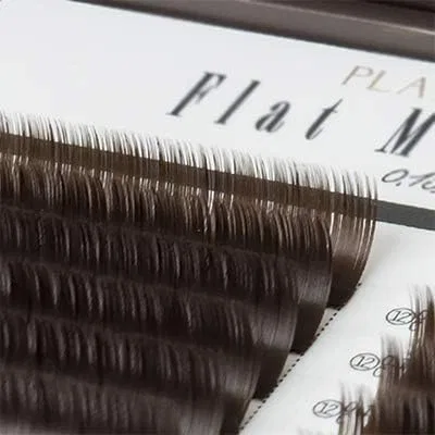 Ресницы Miss eye d'or Flat Matte Lash Dark Mocha J Curl 0.15 мм 8 мм Miss Eye D’Or — фото 2
