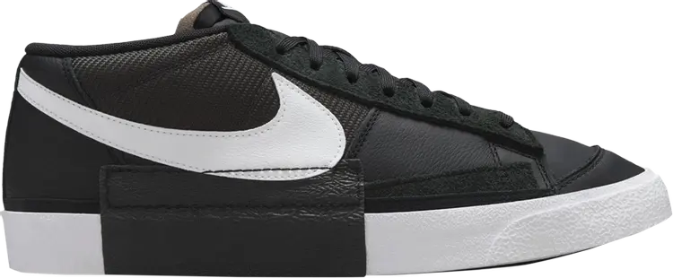 

Кроссовки Blazer Low Pro Club 'Black White', черный