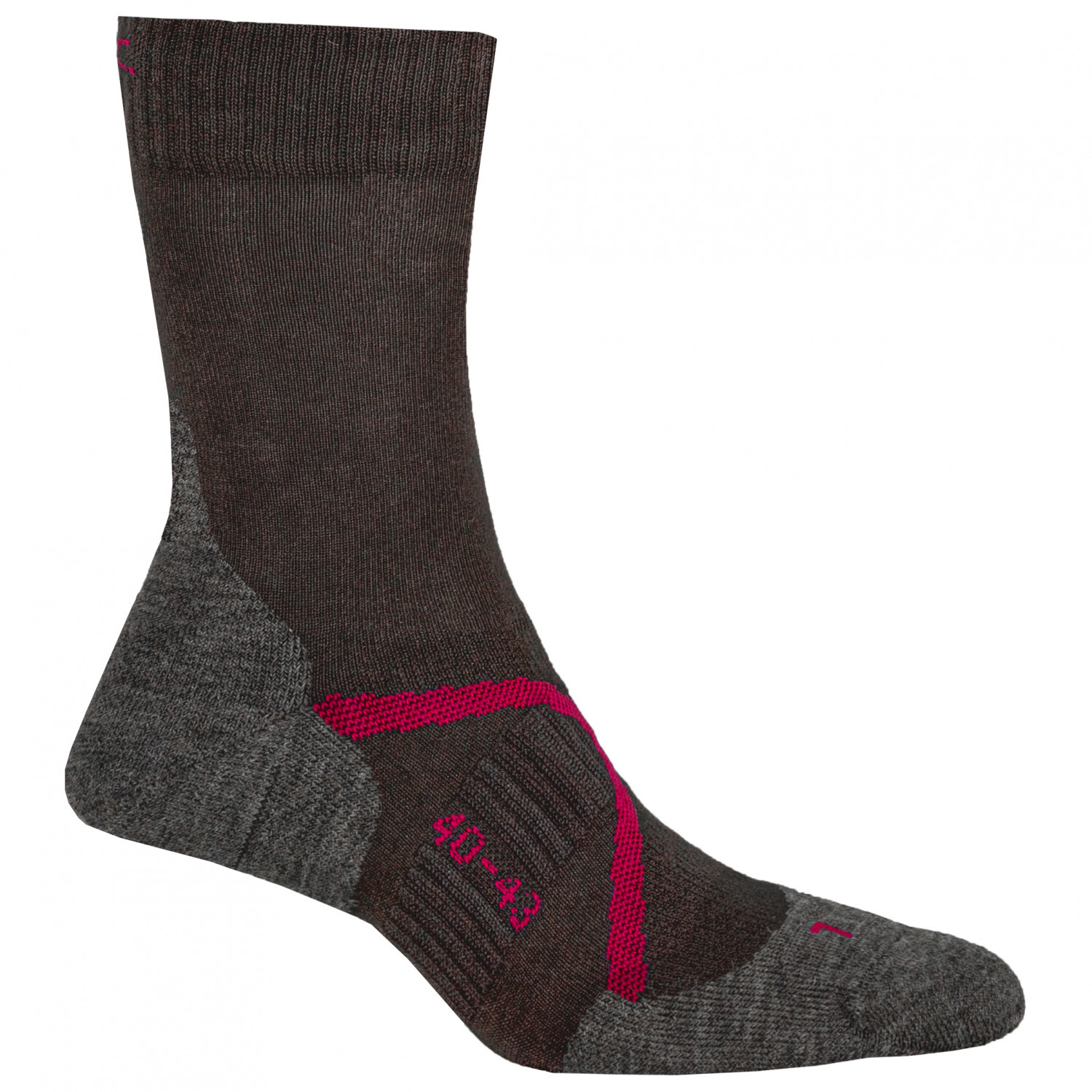 

Походные носки P A C Women's TR 3 2 Trekking Merino Light, цвет Anthracite/Berry