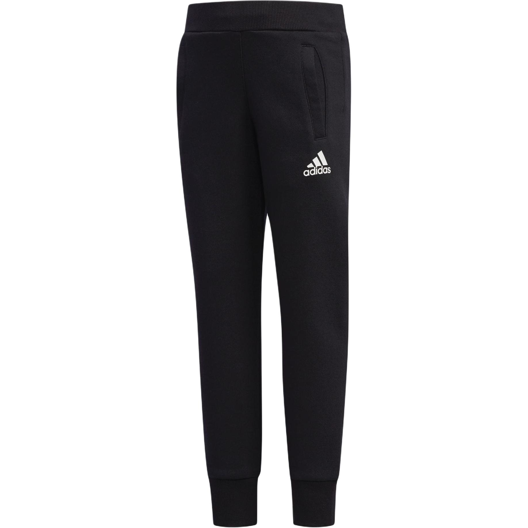 

Adidas Черные вязаные спортивные штаны для подростков