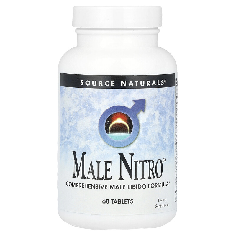 

Source Naturals, Male Nitro, 60 таблеток