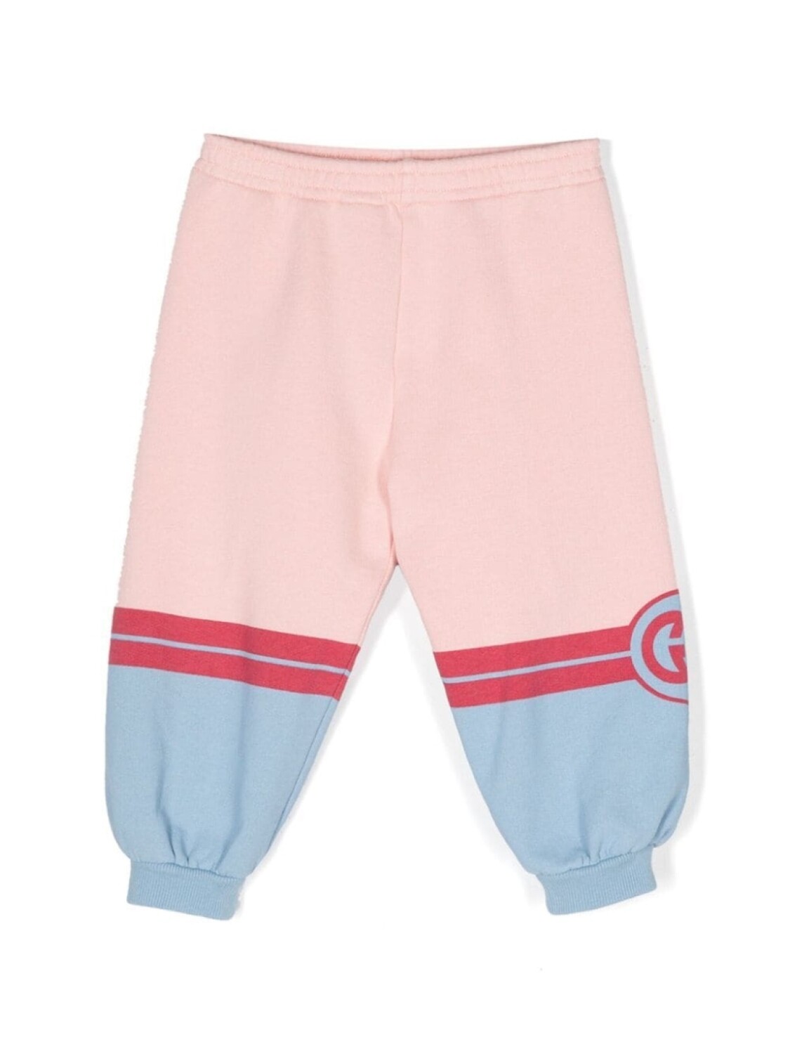 

Gucci Kids спортивные брюки с логотипом Interlocking G, розовый