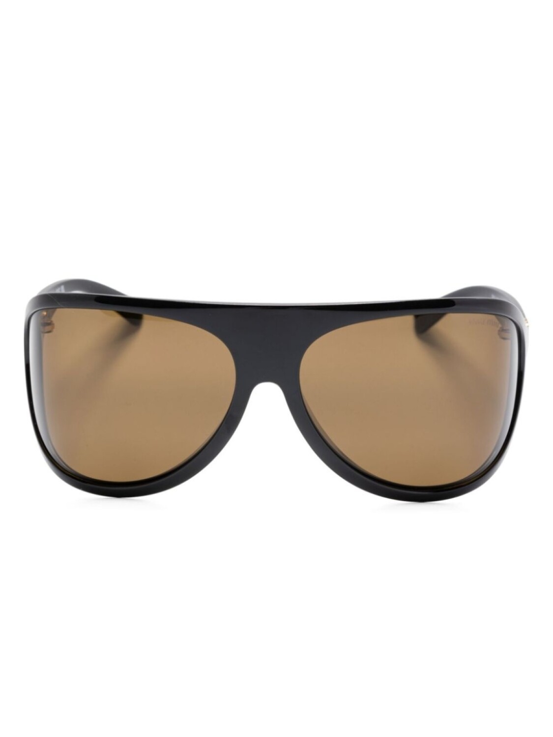 

Солнцезащитные очки для подиума Miu Miu Eyewear, черный
