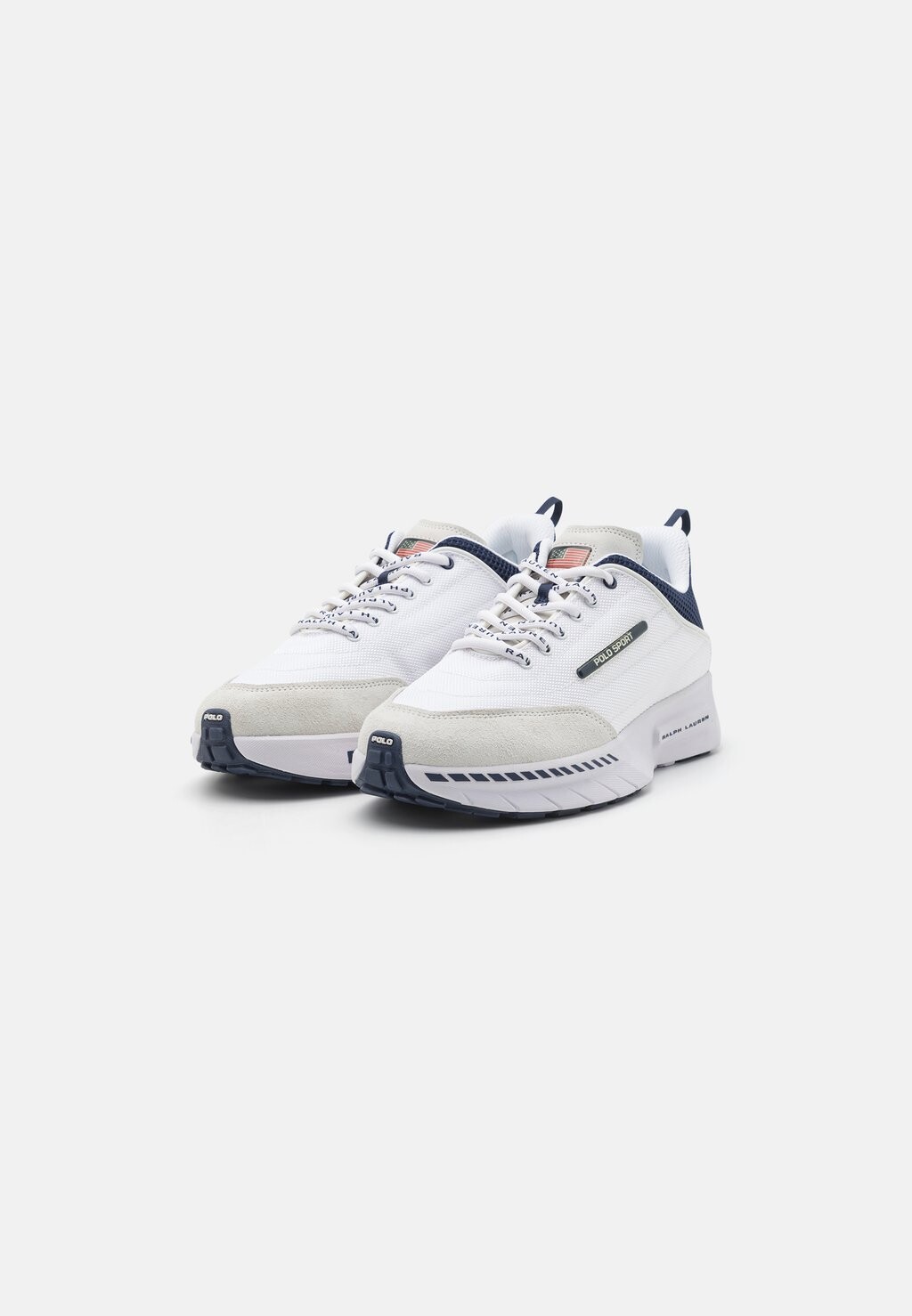 

Кроссовки на шнуровке PS250 SUEDE PANELED SNEAKER Ralph Lauren, белый